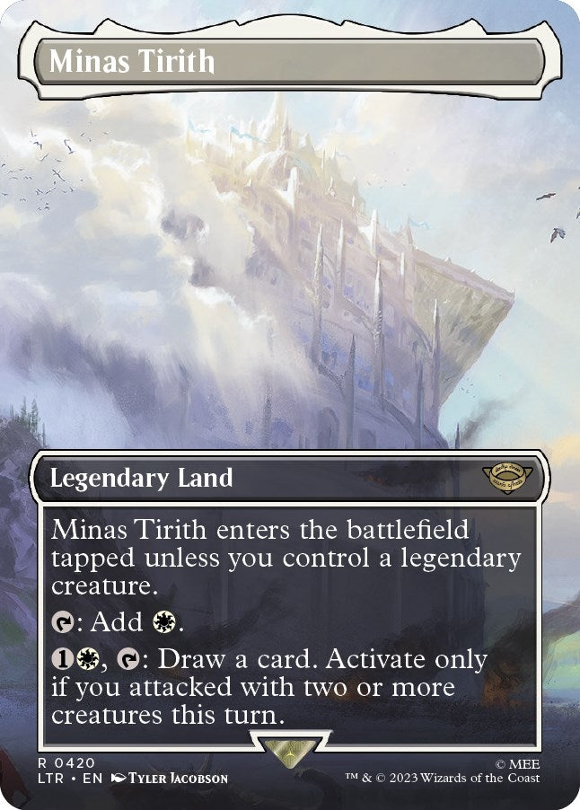 Image for Minas Tirith (0420) (Borderless) (420) - Magic: The Gathering