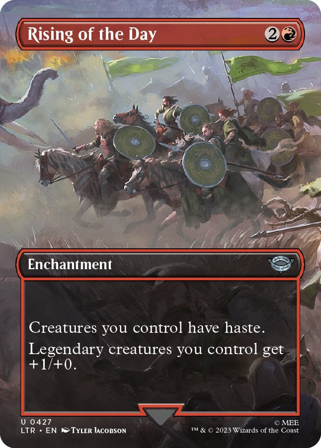 Image for Rising of the Day (Borderless) (427) - Magic: The Gathering