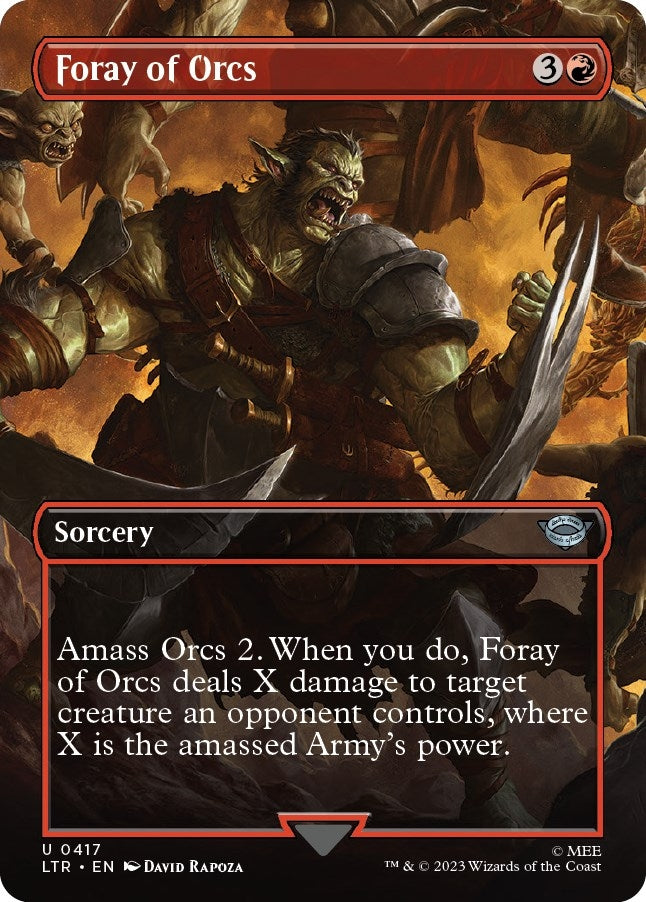 Image for Foray of Orcs (Borderless) (417) - Magic: The Gathering