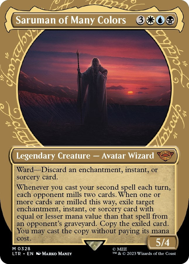 Image for Saruman of Many Colors (Showcase) (328) - Magic: The Gathering