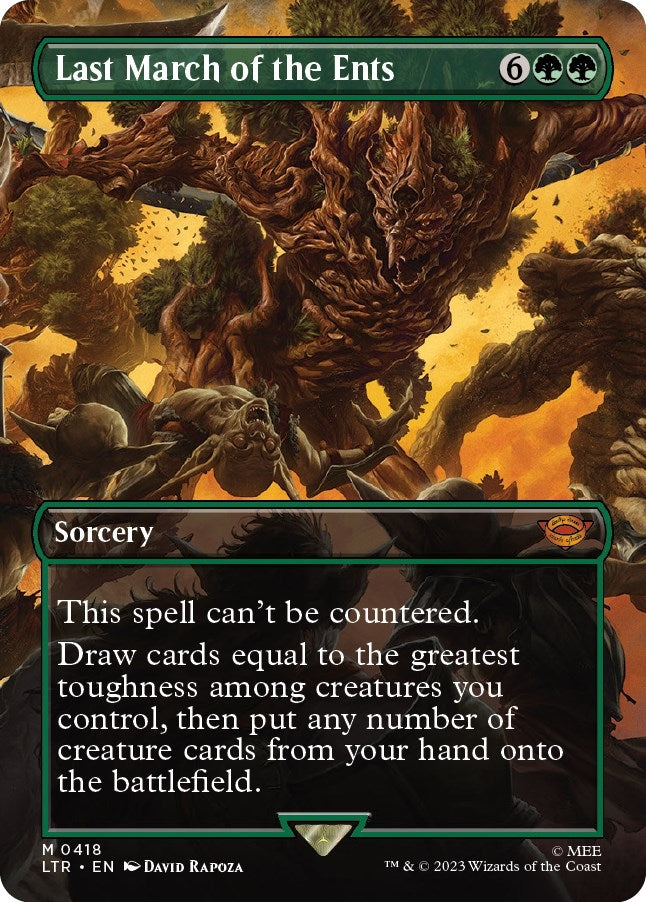 Image for Last March of the Ents (Borderless) (418) - Magic: The Gathering