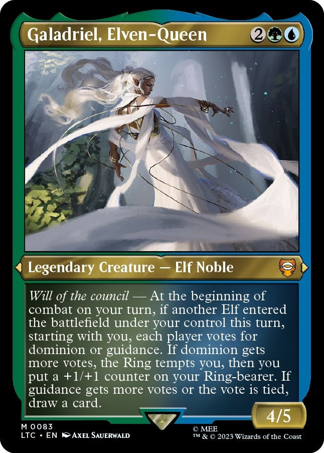 Image for Galadriel, Elven-Queen (Display Commander) - Thick Stock (83) - Magic: The Gathering
