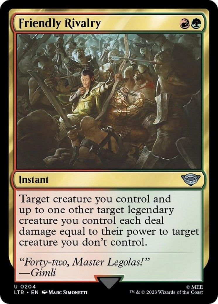 Image for Friendly Rivalry (204) - Magic: The Gathering