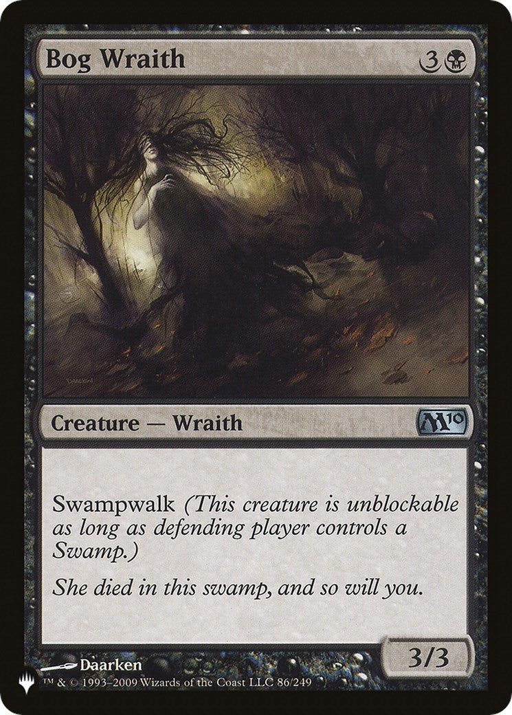 Image for Bog Wraith (86/249) - Magic: The Gathering