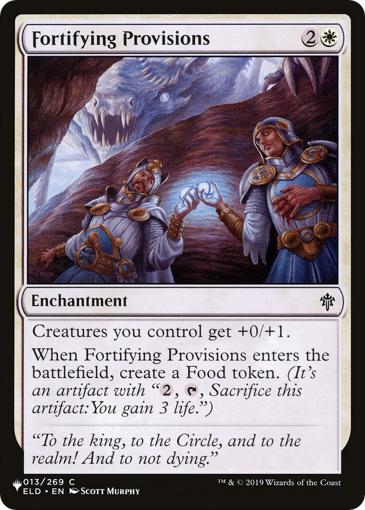 Image for Fortifying Provisions (013/269) - Magic: The Gathering