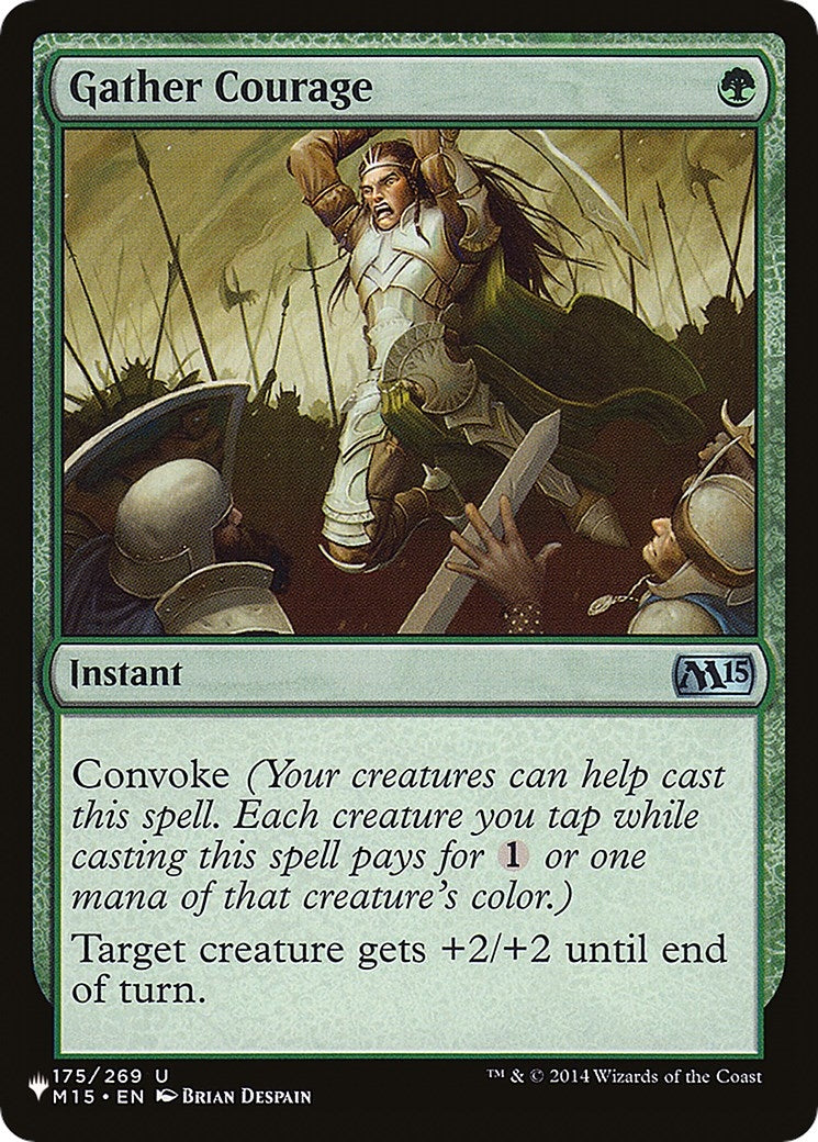 Image for Gather Courage (175/269) (LIST) - Magic: The Gathering
