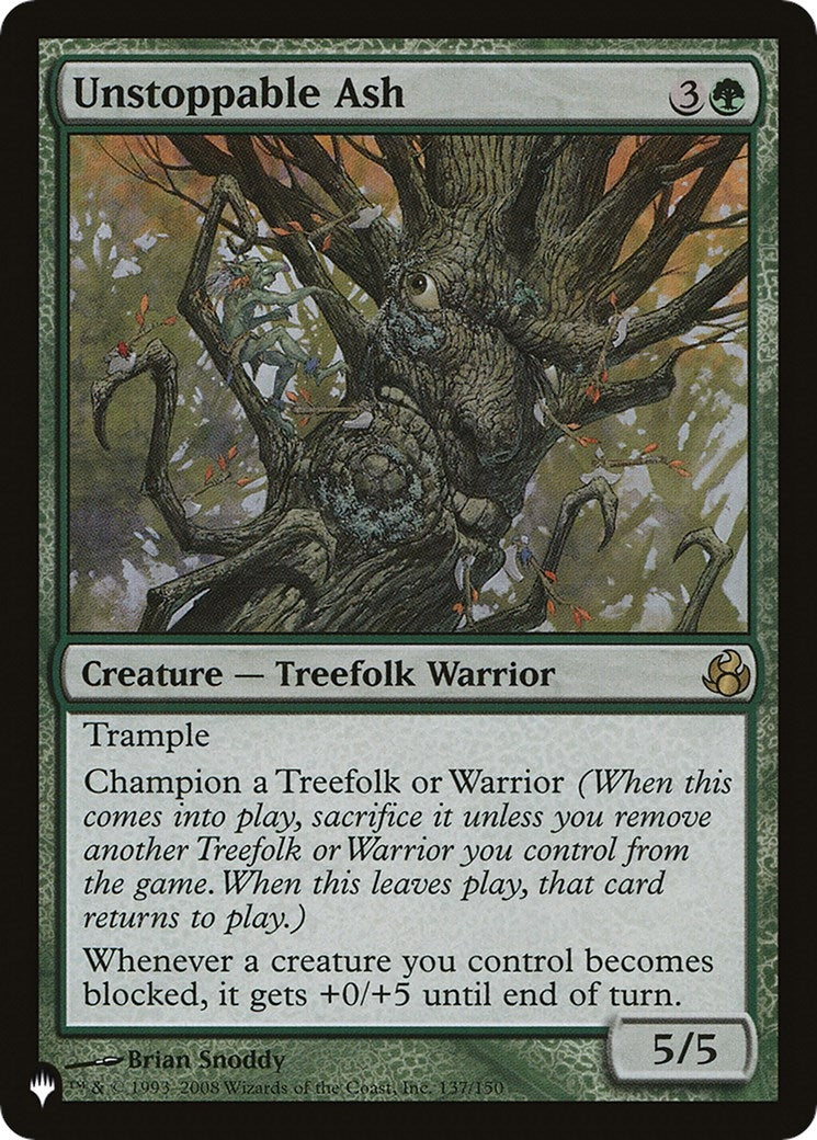 Image for Unstoppable Ash (137/150) - Magic: The Gathering