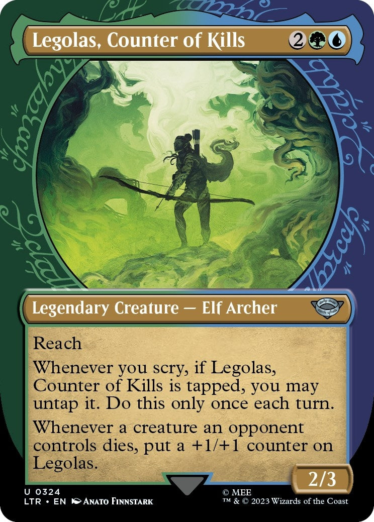 Image for Legolas, Counter of Kills (Showcase) (324) - Magic: The Gathering