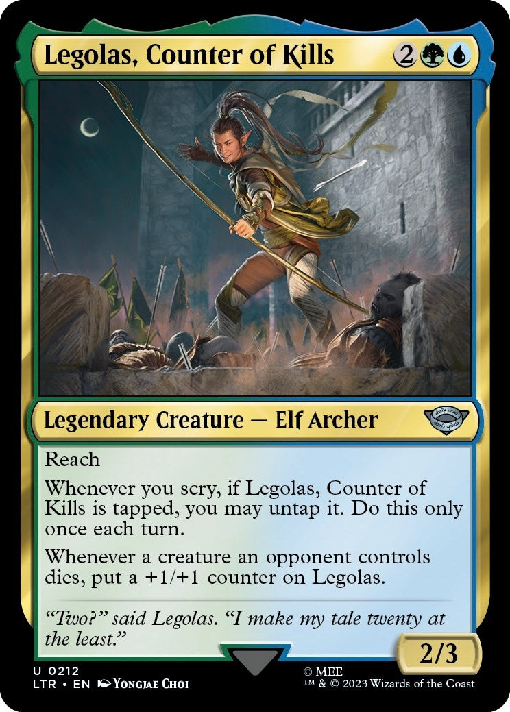 Image for Legolas, Counter of Kills (212) - Magic: The Gathering