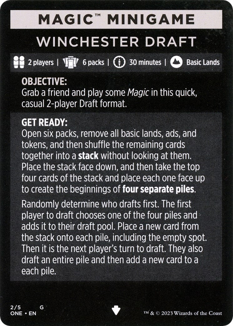 Image for Magic Minigame: Winchester Draft (2) - Magic: The Gathering