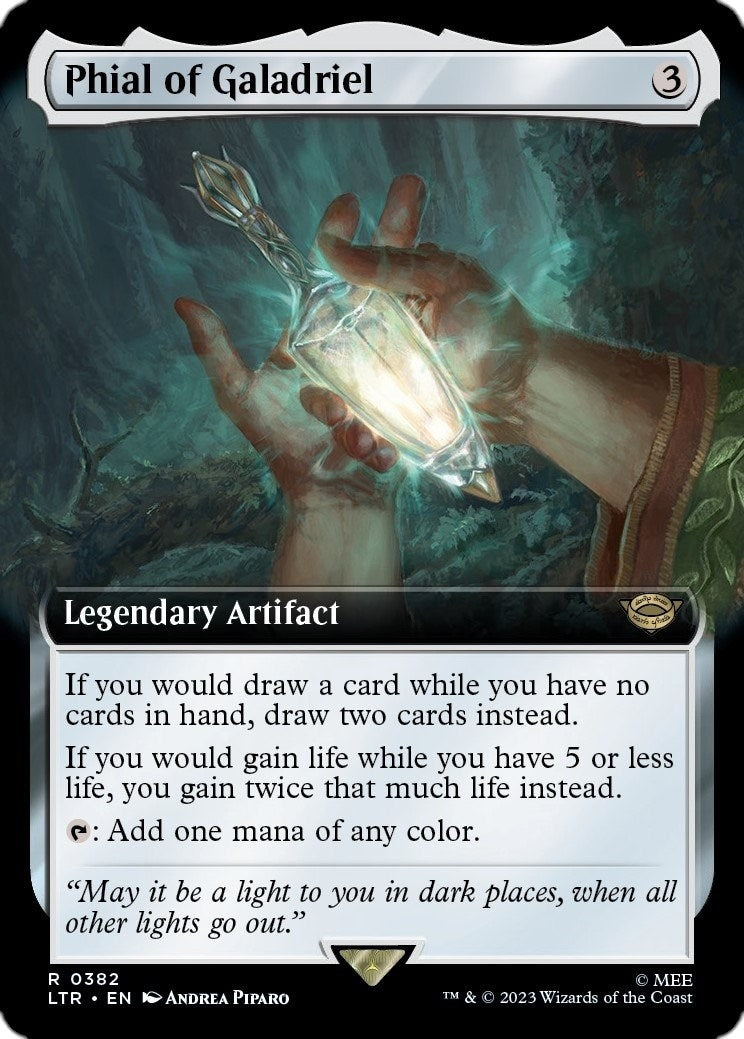 Image for Phial of Galadriel (Extended Art) (382) - Magic: The Gathering