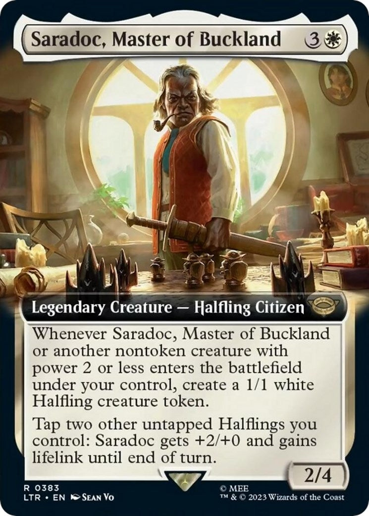 Image for Saradoc, Master of Buckland (Extended Art) (383) - Magic: The Gathering