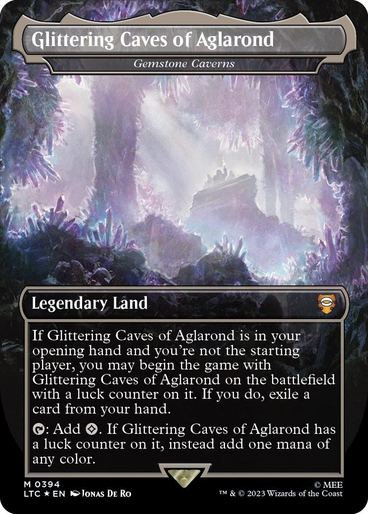 Image for Glittering Caves of Aglarond - Gemstone Caverns (Surge Foil) (394) - Magic: The Gathering