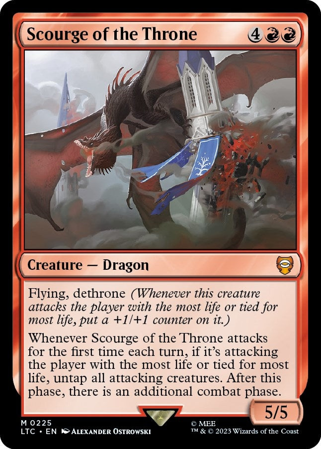 Image for Scourge of the Throne (225) (LTC) - Magic: The Gathering