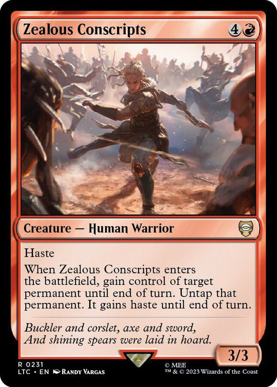 Image for Zealous Conscripts (231) - Magic: The Gathering