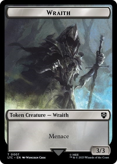 Image for Wraith // Dragon Double-Sided Token (7 // 14) - Magic: The Gathering