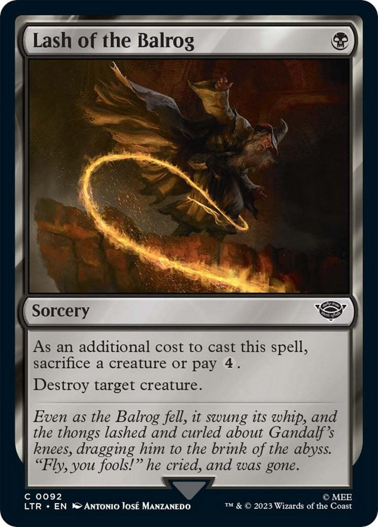 Image for Lash of the Balrog (92) - Magic: The Gathering
