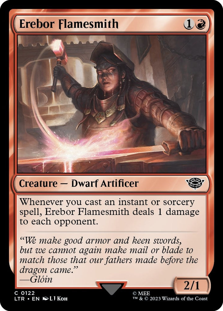 Image for Erebor Flamesmith (122) - Magic: The Gathering
