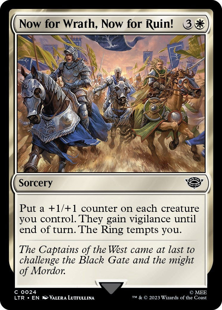 Image for Now for Wrath, Now for Ruin! (24) - Magic: The Gathering