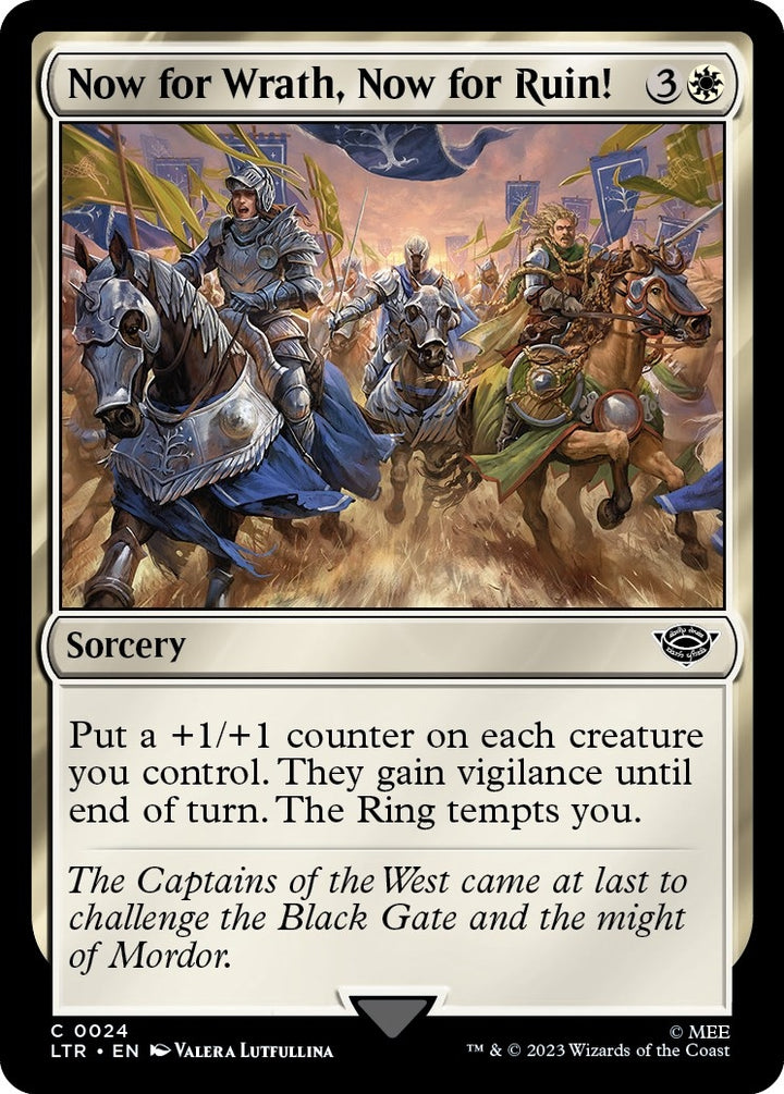 Image for Now for Wrath, Now for Ruin! (24) - Magic: The Gathering