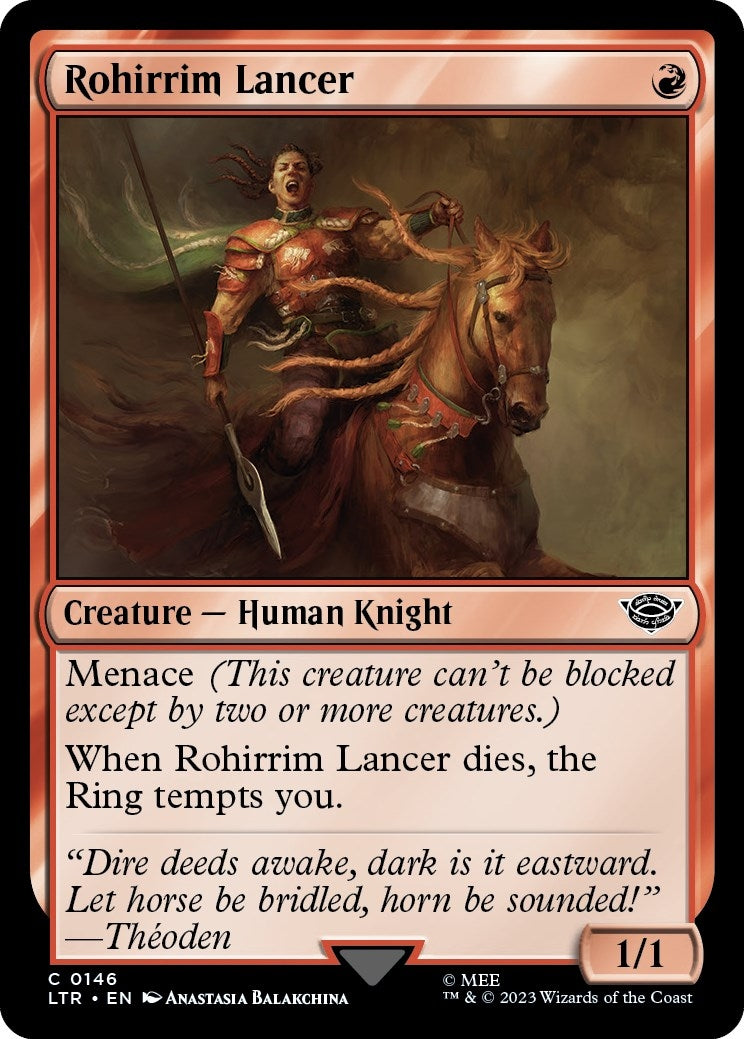 Image for Rohirrim Lancer (146) - Magic: The Gathering