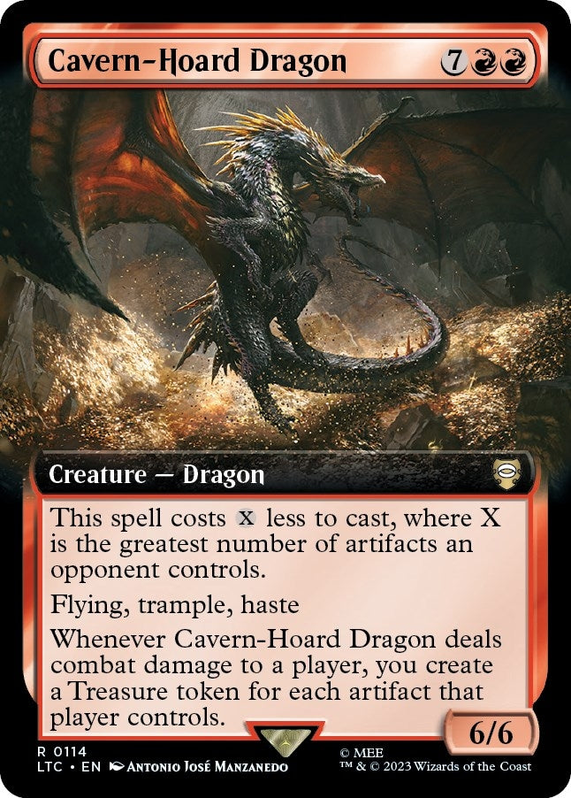Image for Cavern-Hoard Dragon (Extended Art) (114) - Magic: The Gathering