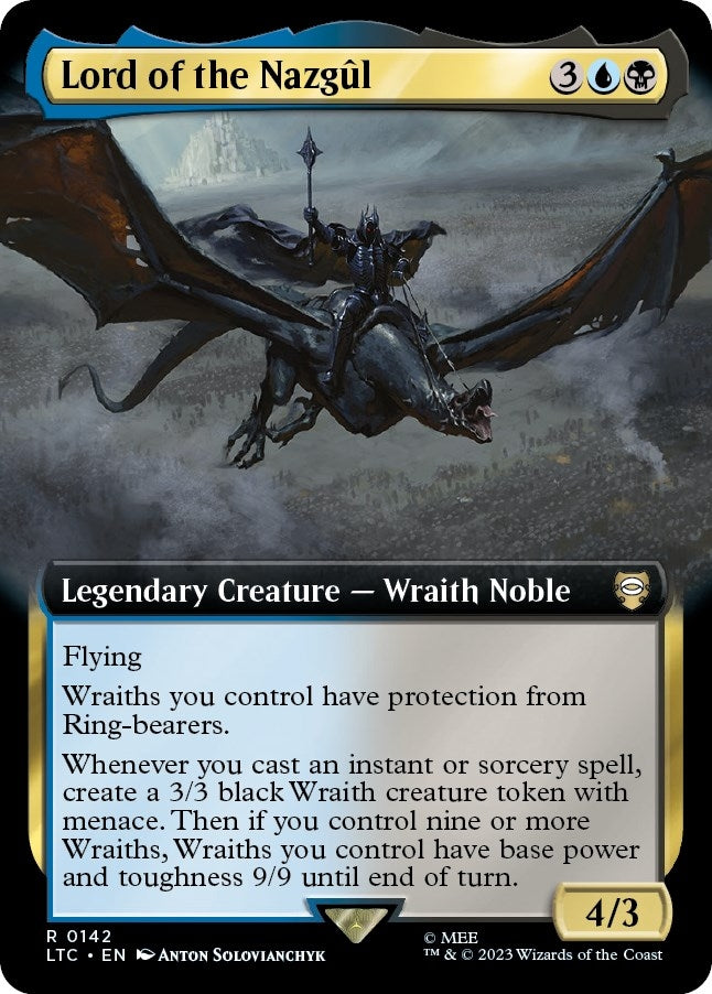 Image for Lord of the Nazgul (Extended Art) (142) - Magic: The Gathering