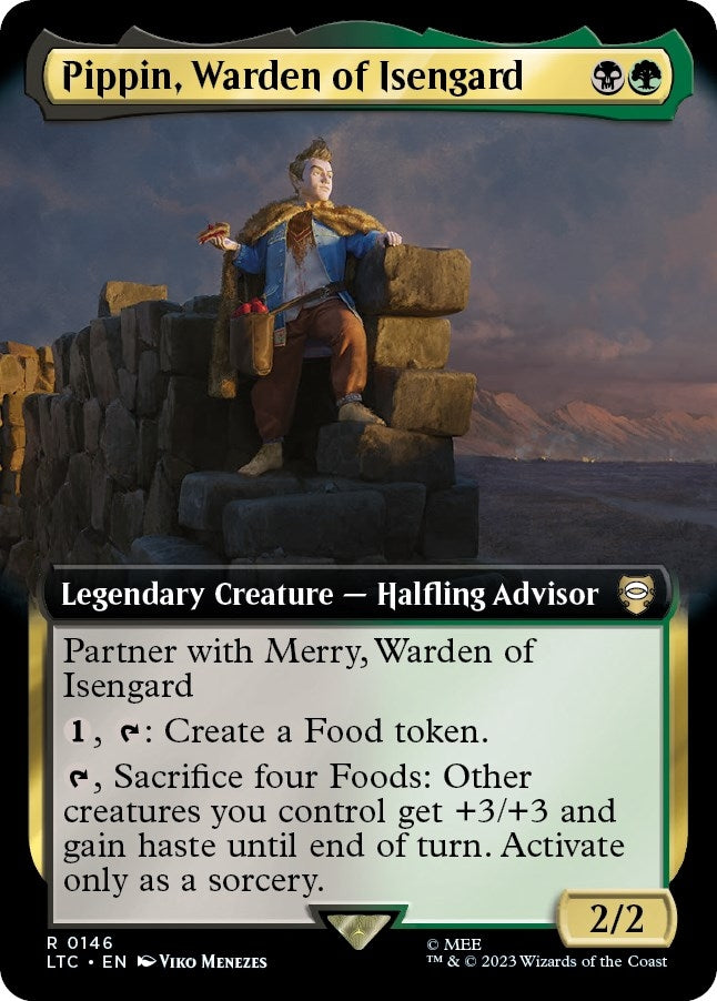 Image for Pippin, Warden of Isengard (Extended Art) (146) - Magic: The Gathering