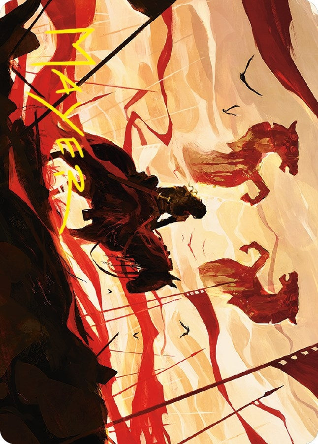 Image for Merry, Esquire of Rohan Art Card (Gold-Stamped Signature) (50) - Magic: The Gathering