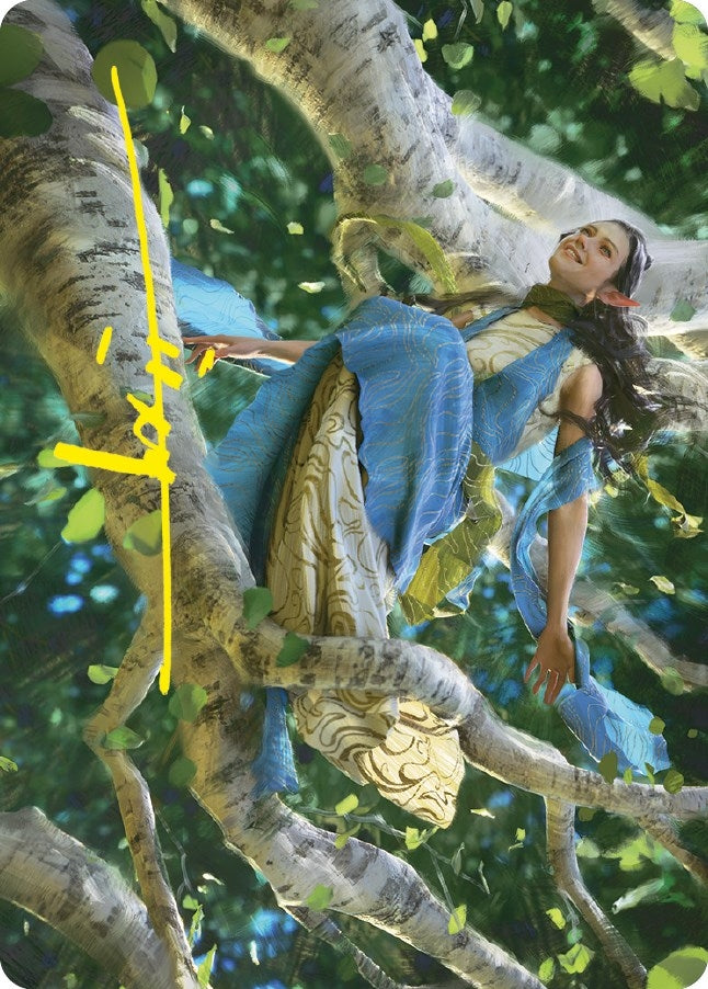Image for Arwen Undomiel Art Card (Gold-Stamped Signature) (13) (ASLTR) - Magic: The Gathering