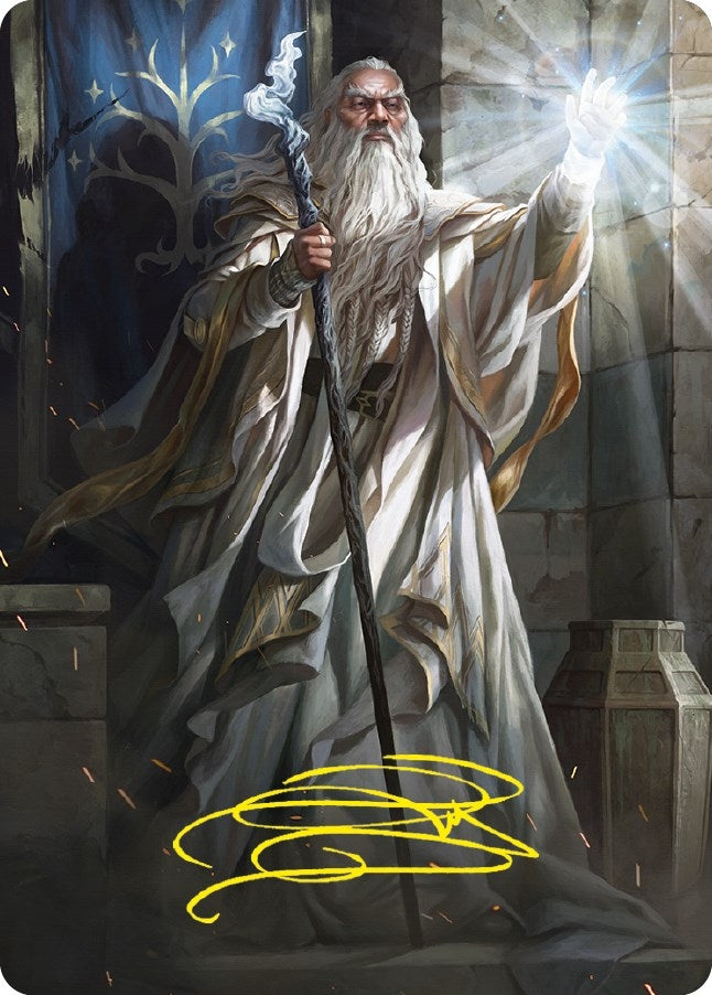 Image for Gandalf the White Art Card (Gold-Stamped Signature) (3) - Magic: The Gathering