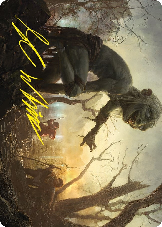 Image for Smeagol, Helpful Guide Art Card (Gold-Stamped Signature) (24) - Magic: The Gathering