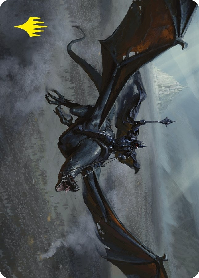 Image for Lord of the Nazgul Art Card (Gold-Stamped Signature) (64) (ASLTR) - Magic: The Gathering