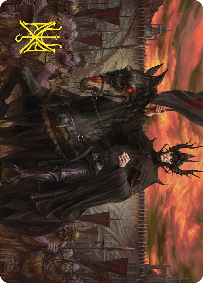 Image for The Mouth of Sauron Art Card (Gold-Stamped Signature) (18) - Magic: The Gathering