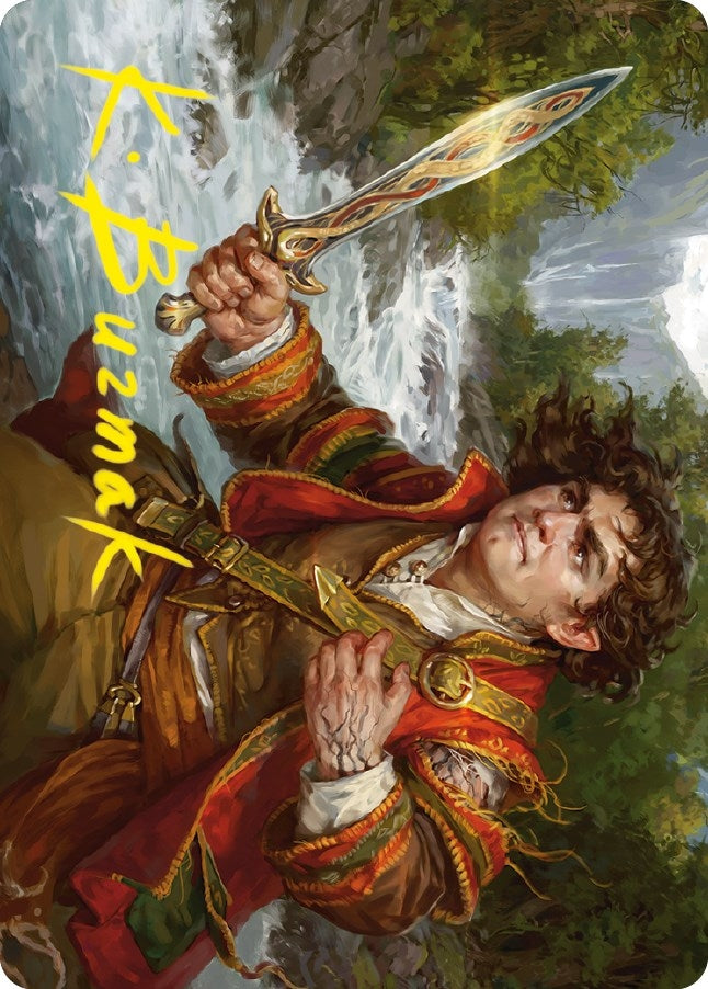 Image for Frodo Baggins Art Card (16/81) (Gold-Stamped Signature) (16) - Magic: The Gathering