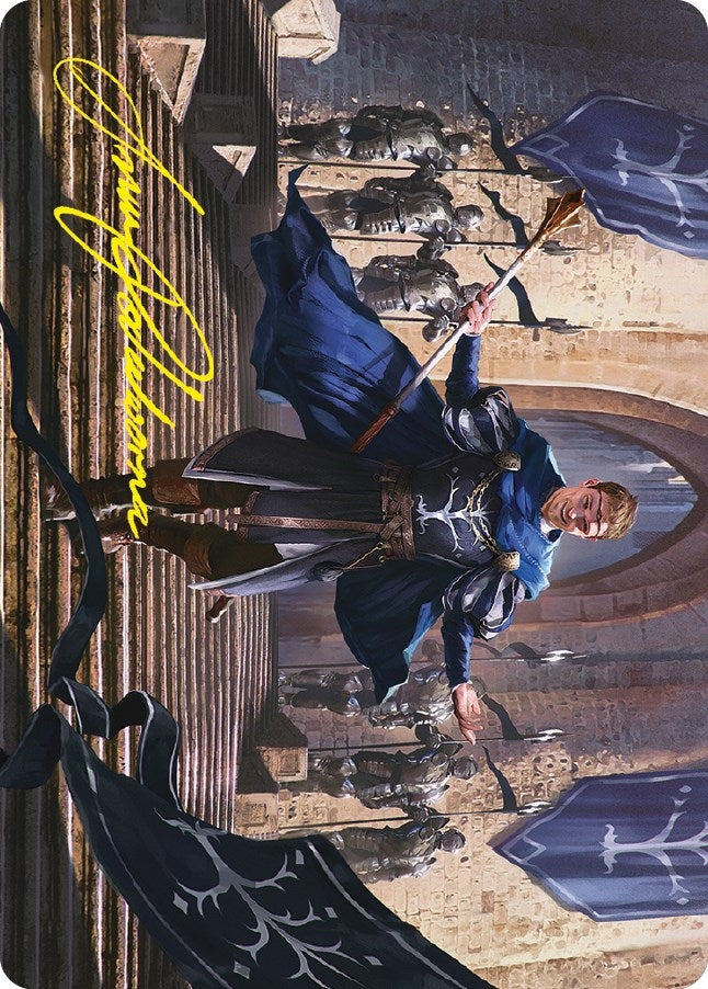 Image for Faramir, Steward of Gondor Art Card (Gold-Stamped Signature) (62) (ASLTR) - Magic: The Gathering