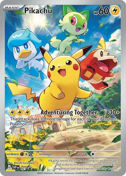 Image for Pikachu - 027 (027) (SVP) - Pokemon