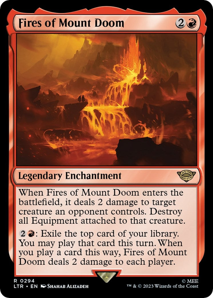 Image for Fires of Mount Doom (294) - Magic: The Gathering