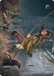 Image for Legolas, Counter of Kills Art Card (17) (ASLTR) - Magic: The Gathering
