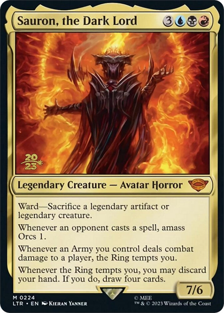 Image for Sauron, the Dark Lord (224) - Magic: The Gathering