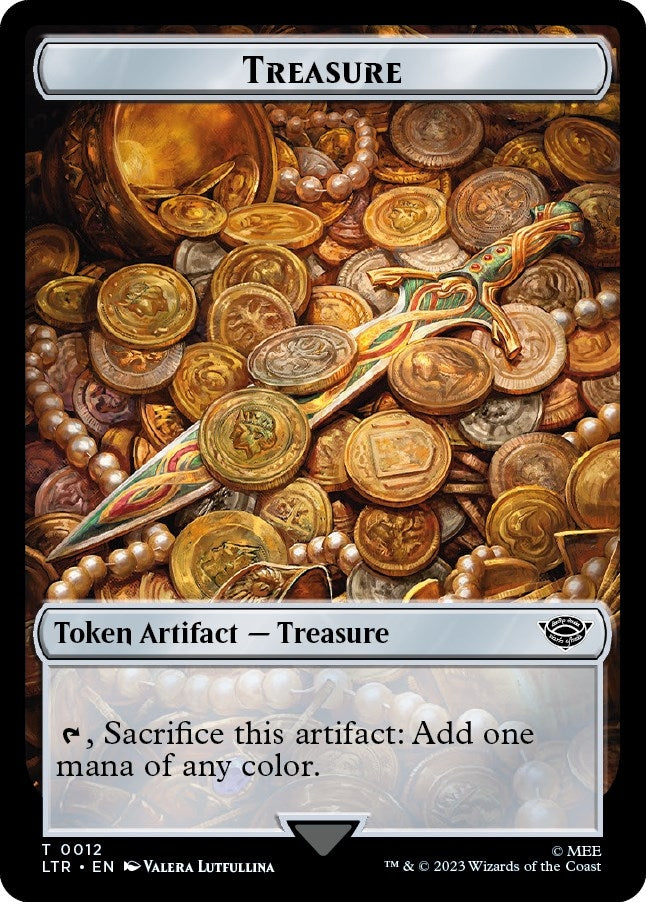 Image for Treasure // Food (0010) Double-Sided Token (12 // 10) - Magic: The Gathering