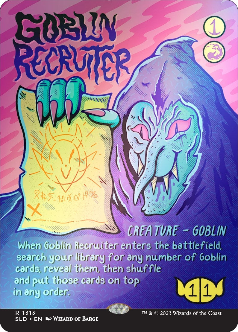 Image for Goblin Recruiter (Rainbow Foil) (1313) - Magic: The Gathering