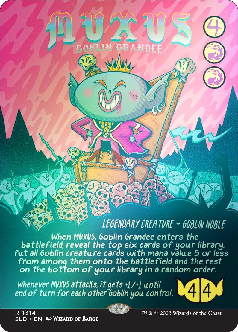 Image for Muxus, Goblin Grandee (Rainbow Foil) (1314) - Magic: The Gathering