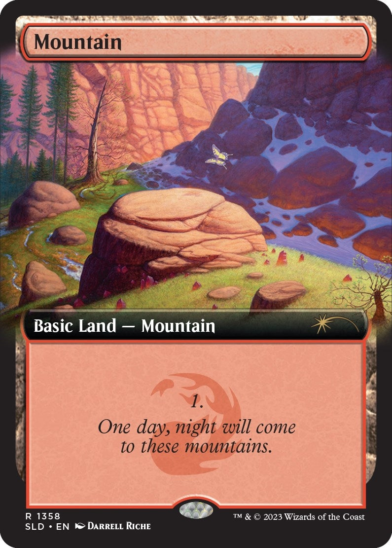 Image for Mountain (1358) (1358) - Magic: The Gathering