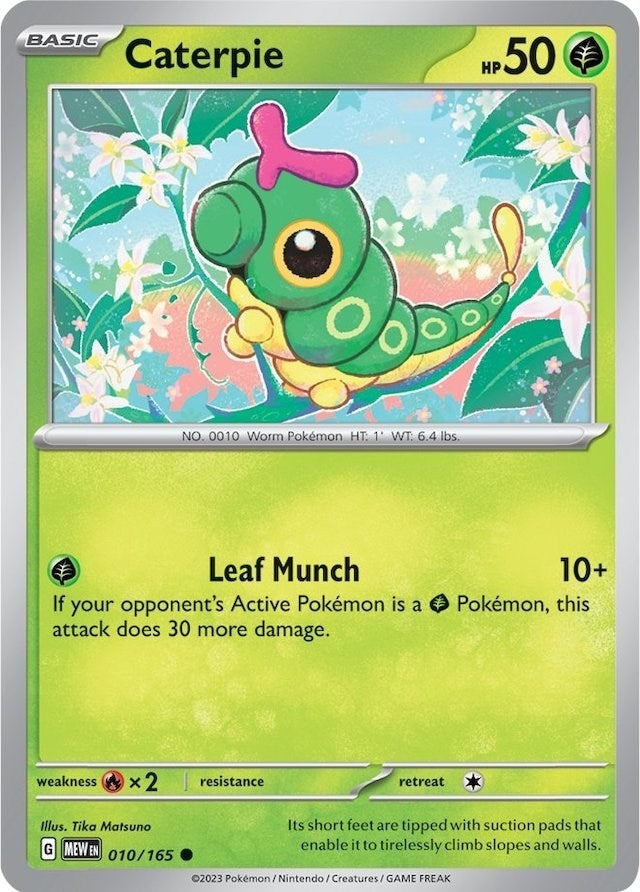 Image for Caterpie (010/165) (MEW) - Pokemon