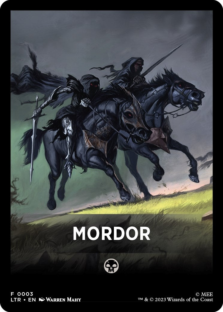 Image for Mordor Theme Card (3) - Magic: The Gathering