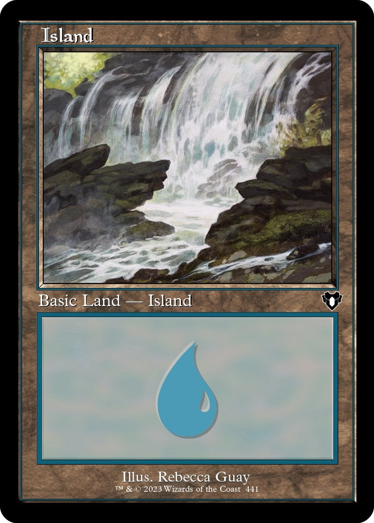 Image for Island (441) (Retro Frame) (441) - Magic: The Gathering