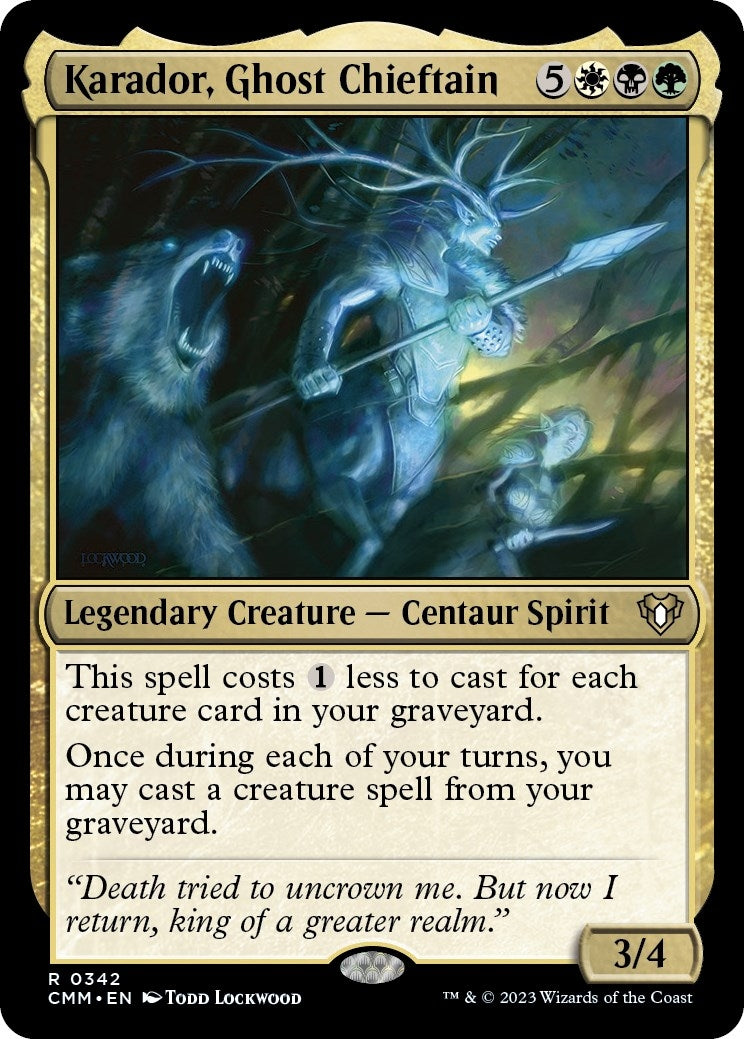 Image for Karador, Ghost Chieftain (342) - Magic: The Gathering