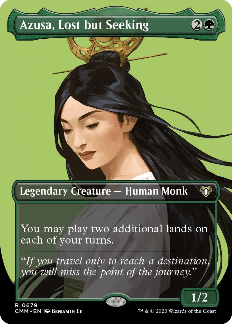 Image for Azusa, Lost but Seeking (Borderless) (679) - Magic: The Gathering