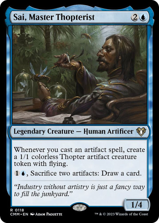 Image for Sai, Master Thopterist (118) - Magic: The Gathering